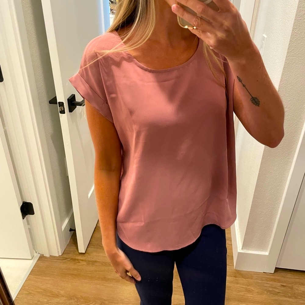 Olive & Oak Pink Relaxed Blouse